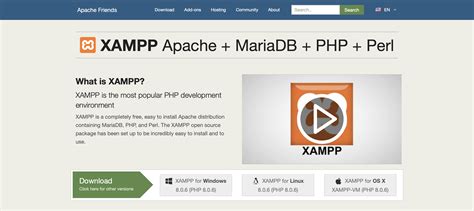 xampp site officiel.